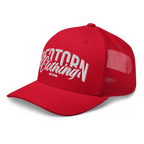 Redtorn embroidered logo mesh trucker cap with unisex headwear