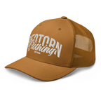 Redtorn embroidered logo mesh trucker cap with Retour Clothing design
