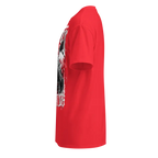 Red Skull Graphic Tee in Mens Apparel with Grim Reaper Design