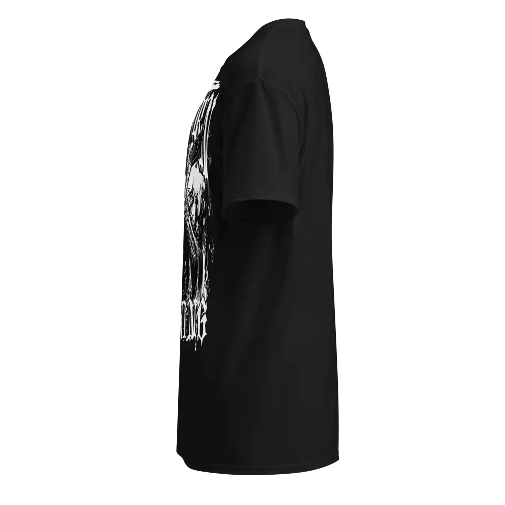 Black long-sleeved Resurrection Clothing grim reaper graphic tee for men
