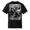 Black Resurrection Clothing Skull Graphic Tee for mens apparel