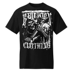 Black Resurrection Clothing Skull Graphic Tee for mens apparel