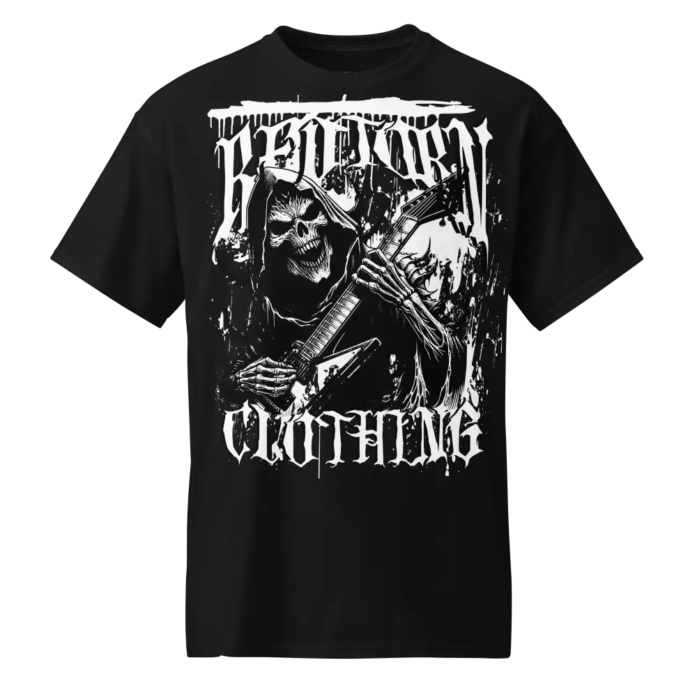 Black Resurrection Clothing Skull Graphic Tee for mens apparel