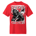 Red Skull Graphic Tee with Penford Clothing - Mens Grim Reaper Apparel