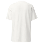 White Savage Dog Graphic Tee: short-sleeve unisex adult tee