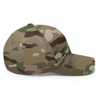 Signature Logo Flexi Fit Baseball Cap in Camouflage