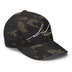 Signature Logo Flexi Fit Baseball Cap in Camouflage
