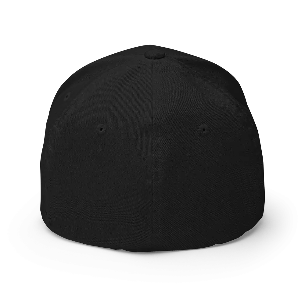 Signature Logo Flexi Fit Baseball Cap with Adjustable Strap