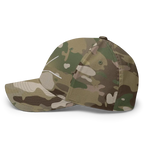 Signature Logo Flexi Fit Baseball Cap with camouflage heart accents