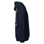 Navy blue Redtorn Flying with Freedom unisex adult skater street wear hoodie