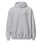 White Redtorn Flying with Freedom unisex adult skater street wear hoodie with gold Reidzon logo