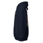 Tears of Strength unisex adult hoodie in dark blue with resilience graphic