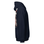 Tears of Strength unisex adult hoodie in navy blue with resilience graphic