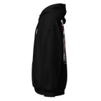 Tears of Strength unisex adult hoodie in black tactical jacket style with silver accents and pockets