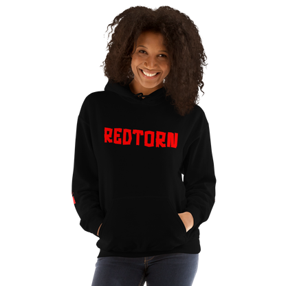 Redtorn Barcode Unisex Hoodie Black