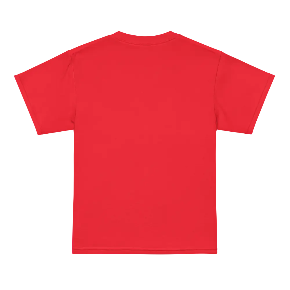 Red Skull Check unisex kids graphic tee with cotton crew neck