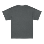 Gray Skull Check unisex kids graphic tee with crew neck